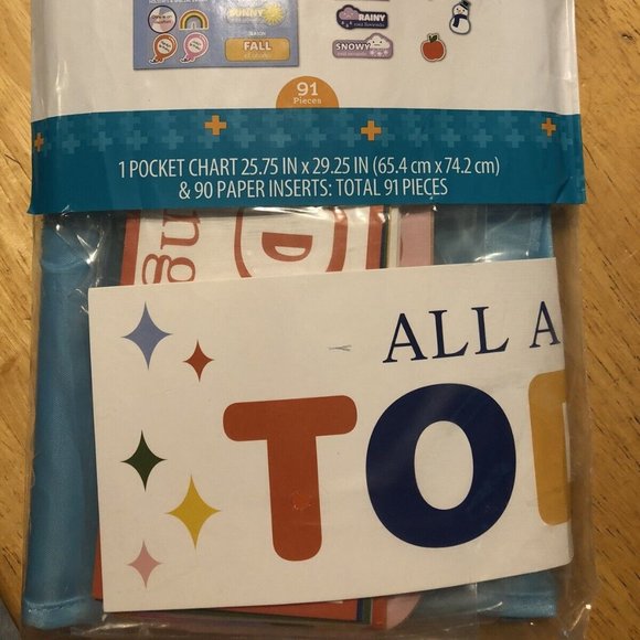 Pen + Gear My Day Pocket Chart For Home, School, Homeschoolers..Brand new. - Picture 6 of 10